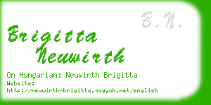 brigitta neuwirth business card